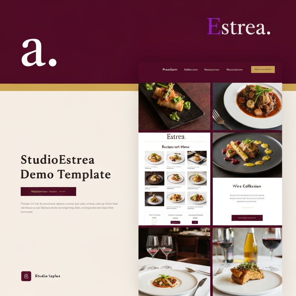 StudioEstrea - Ресторант Шаблон